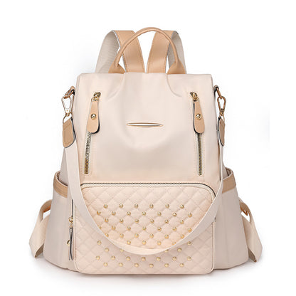 Modischer Mehrfachtaschen gesteppter Rucksack