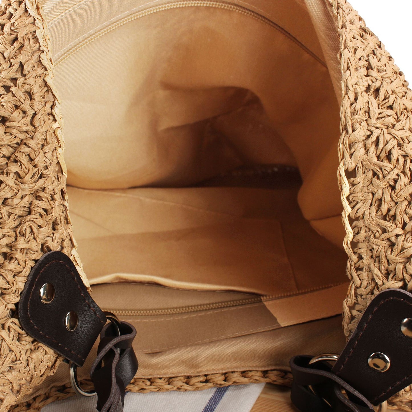 Hobo-Handtasche Aus Natürlichem Material Brehn