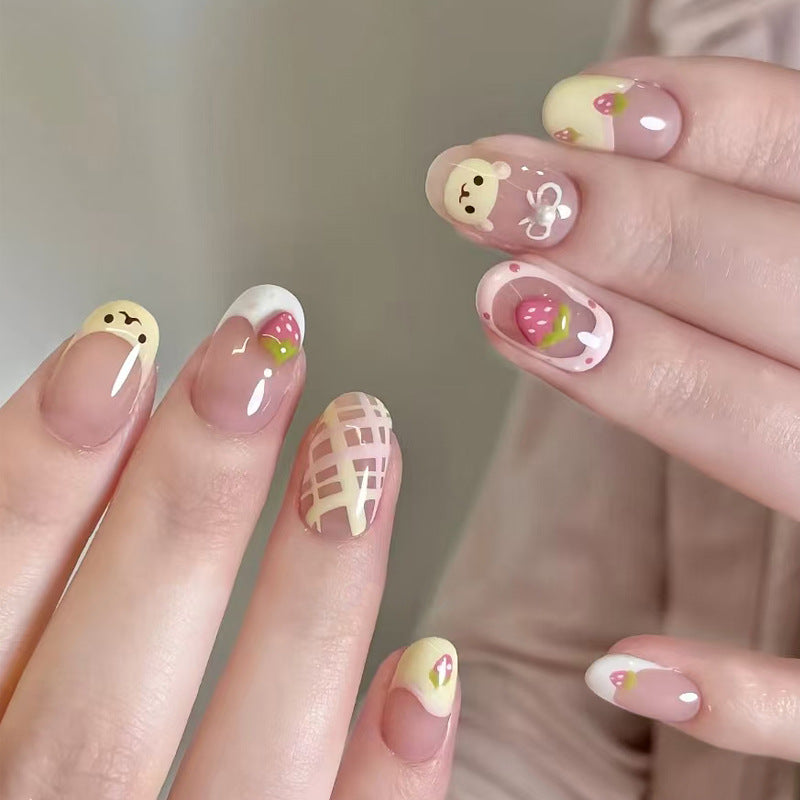 Elegante Nagelkunst Press-On Nägel Brehn