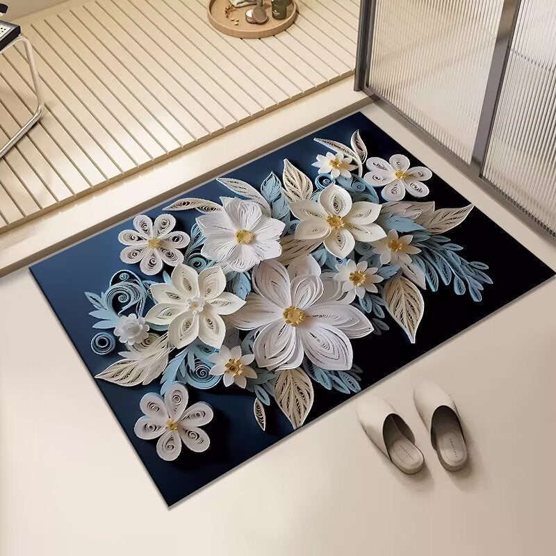 Florales Druckbereichsmatte Brehn