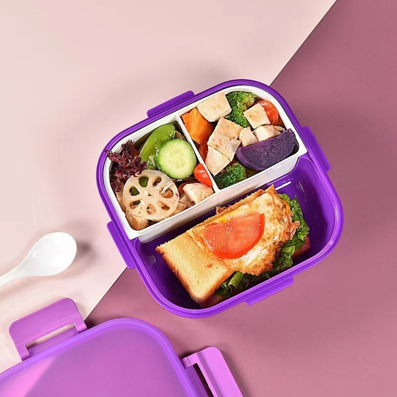 Umweltfreundliche Lunchbox mit zwei Fächern