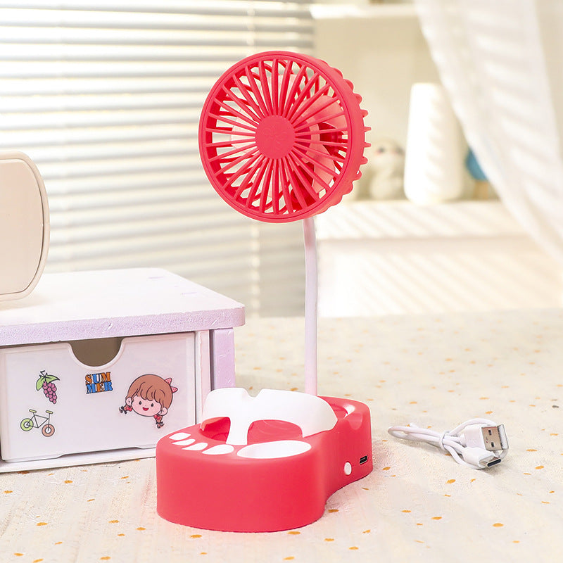 Unisex Tragbarer USB Tischventilator mit flexiblem Arm und mehreren Geschwindigkeitsstufen Brehn