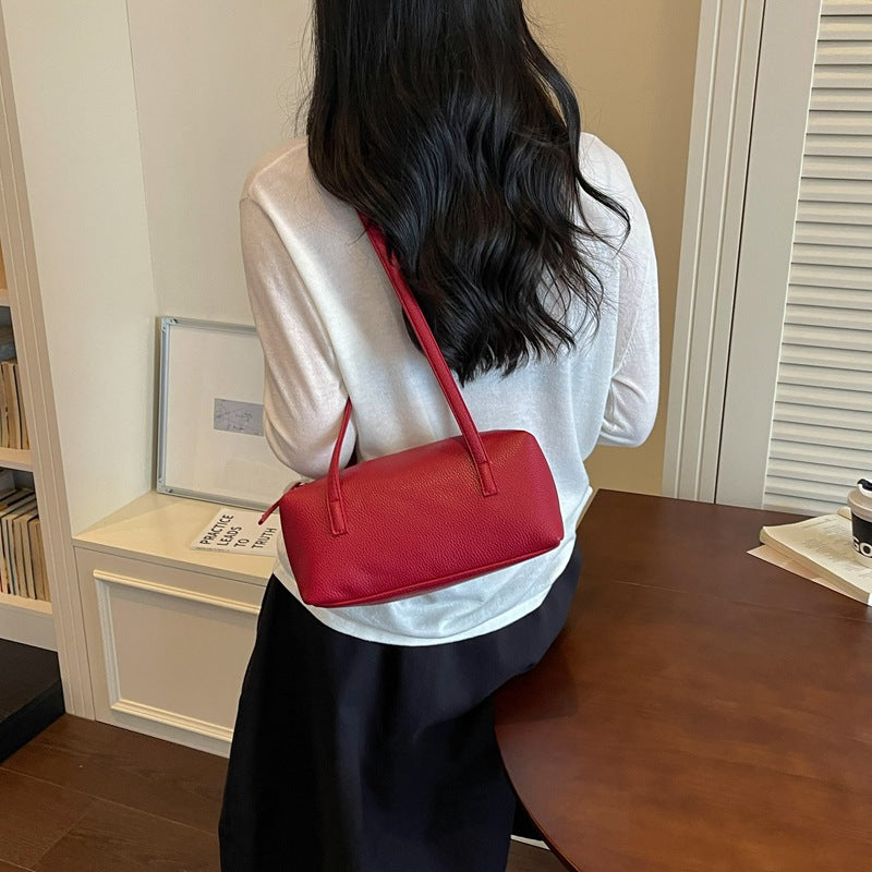 Minimalistische Leder Umhängetasche