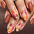 Künstlerische herbstlich inspirierte Nagelkunst Brehn