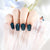Glänzendes Acryl Press-On Nagelset Brehn