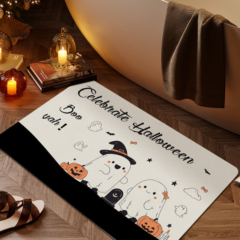 Fun Halloween-Themen Badezimmermatte
