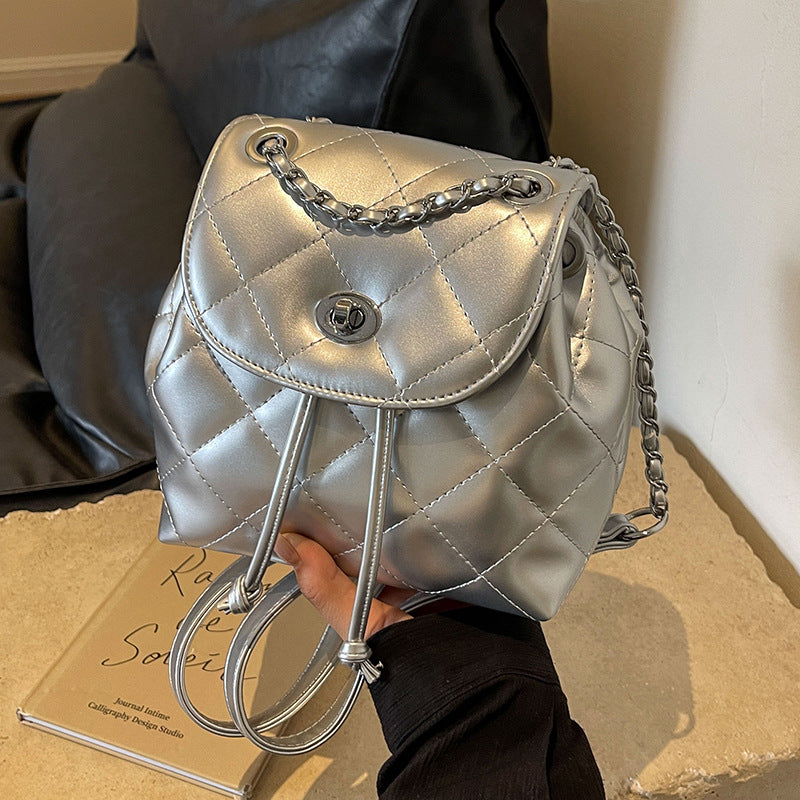 Stylische gestepfte Mini-Rucksack Brehn
