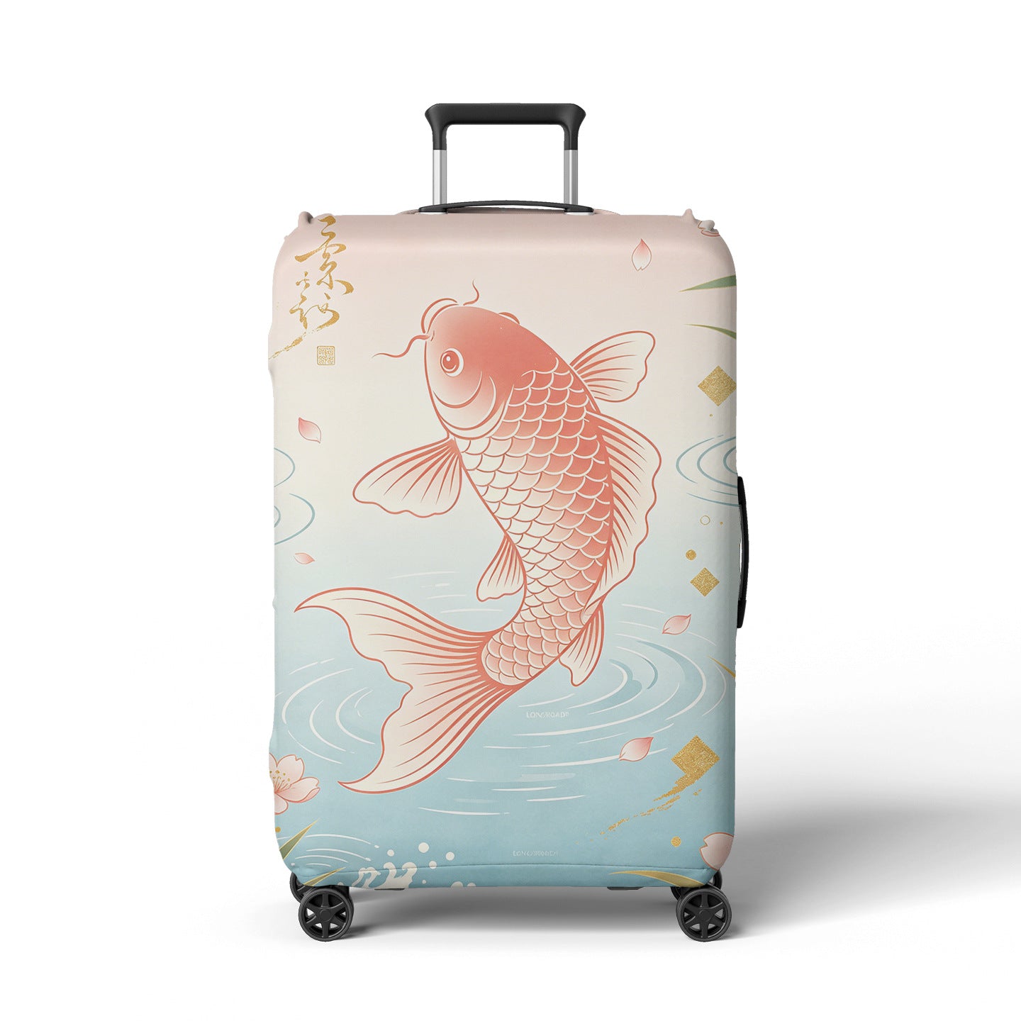 Damen Reisekoffer Brehn Blumendesign mit verstellbarem Griff