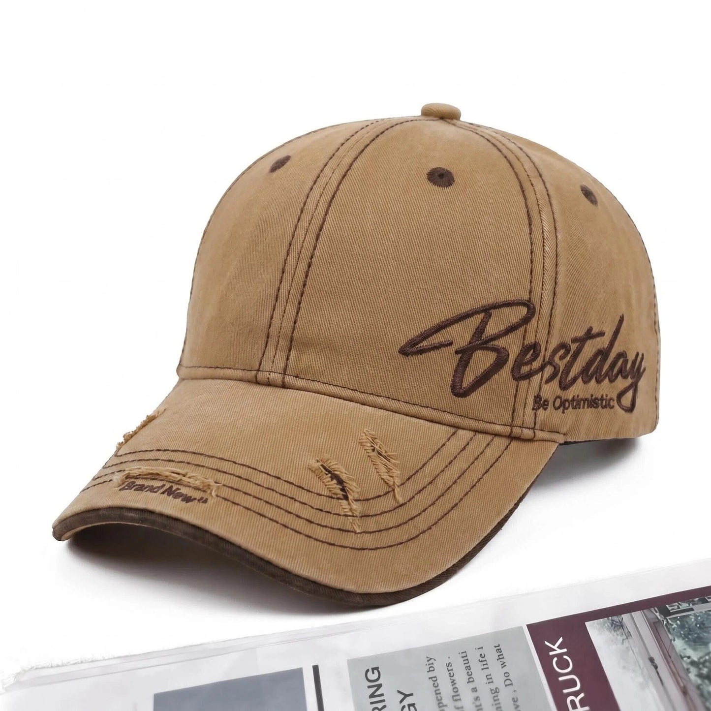 Herren Vintage Casual Baumwoll-Baseballmütze Brehn