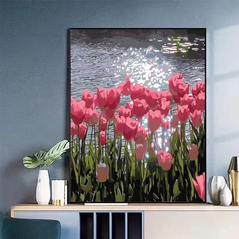 Floral Landscape Leinwandkunst Brehn