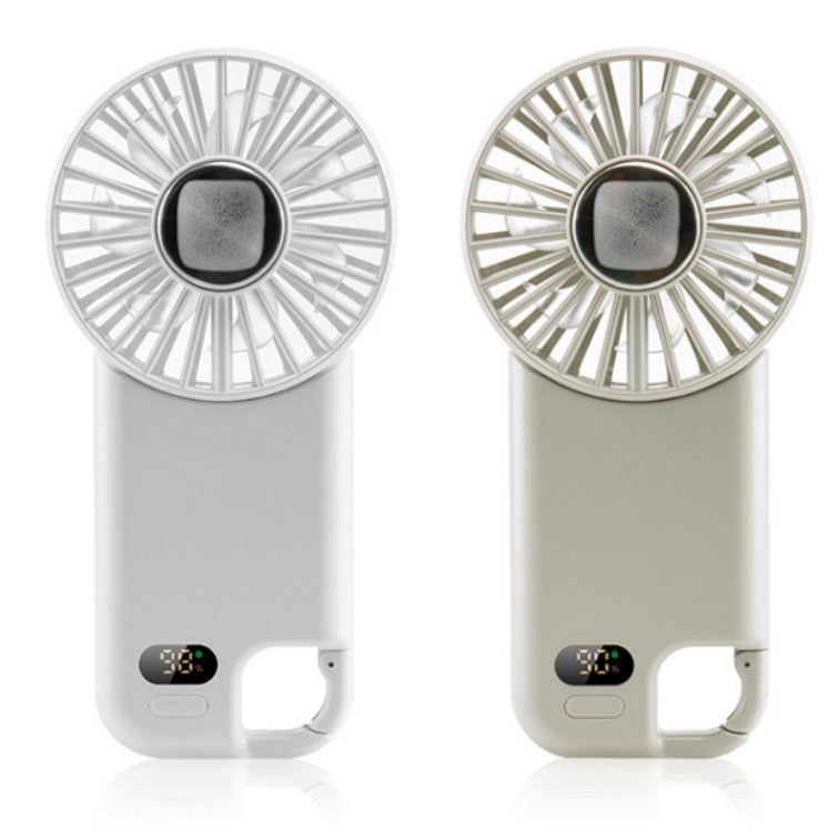 Tragbarer wiederaufladbarer Ventilator mit Smartphone-Hülle Brehn