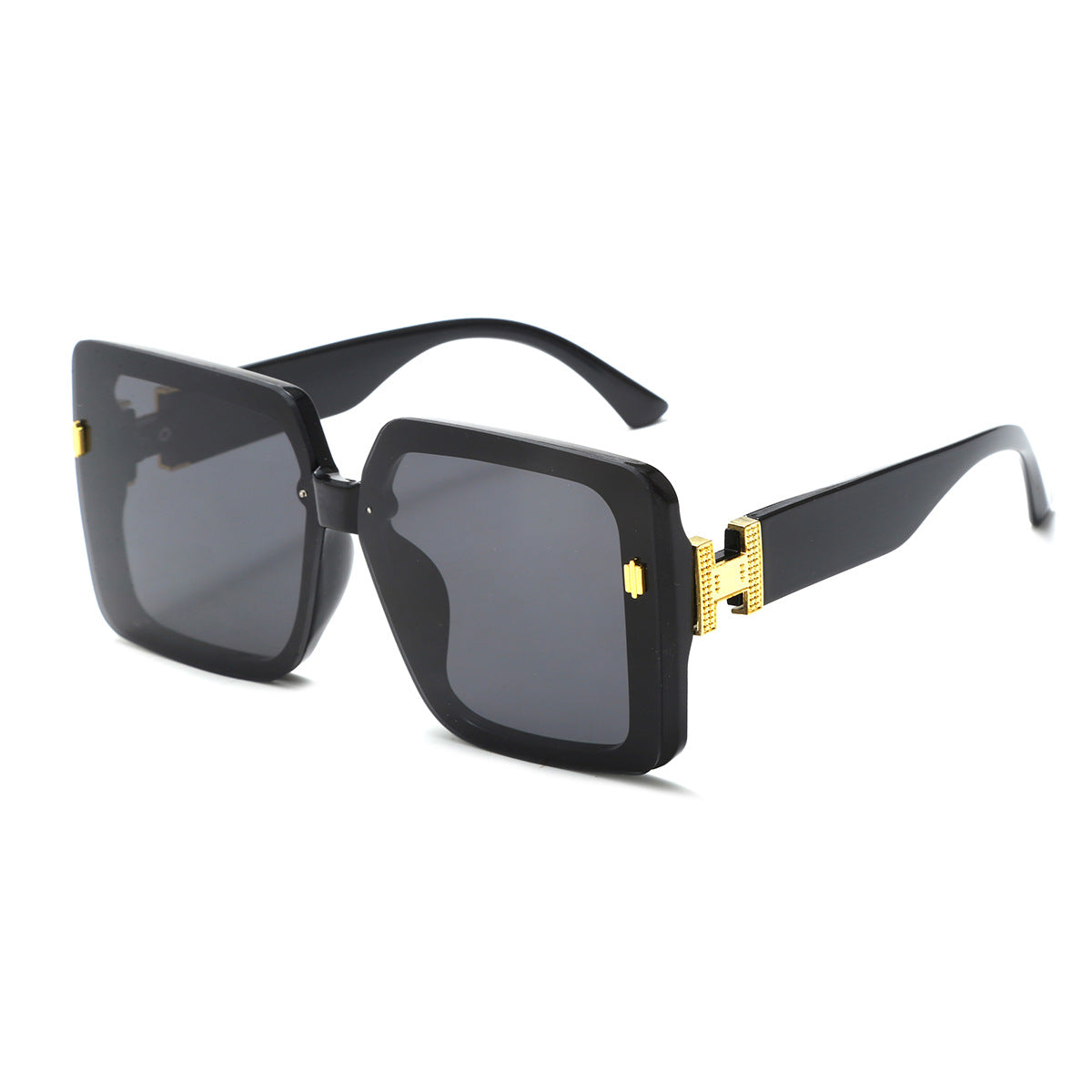Damen oversized modische Sonnenbrille mit luxuriösem Rahmen Brehn