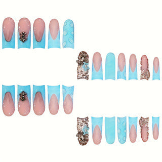 Dekoratives Press-On Nagelkunst Set Brehn