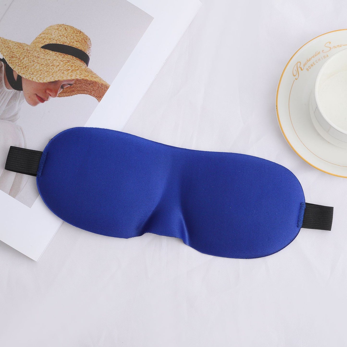 Unisex nan dreidimensionale Kontur-Augenmaske mit Memoryschaum, weichem Nasensteg und verstellbarem Komfortband Brehn