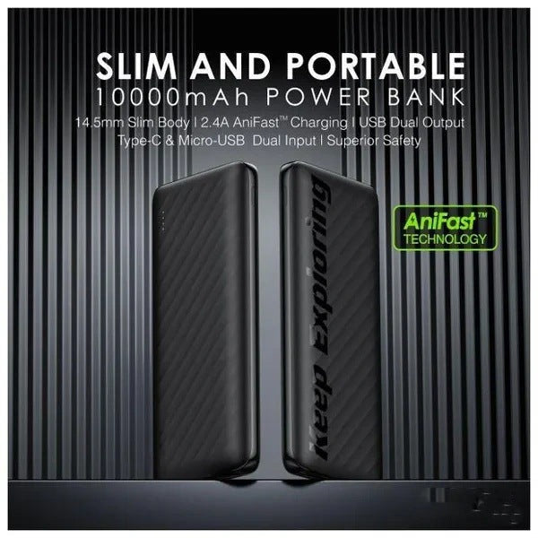 Hochleistungs-Powerbank mit dualem USB-A- und USB-C-Schnellladen Brehn