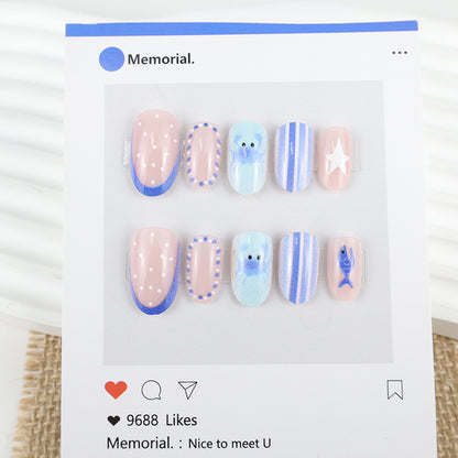 Kunstnagelset mit einzigartigen maritimen Motiven Brehn