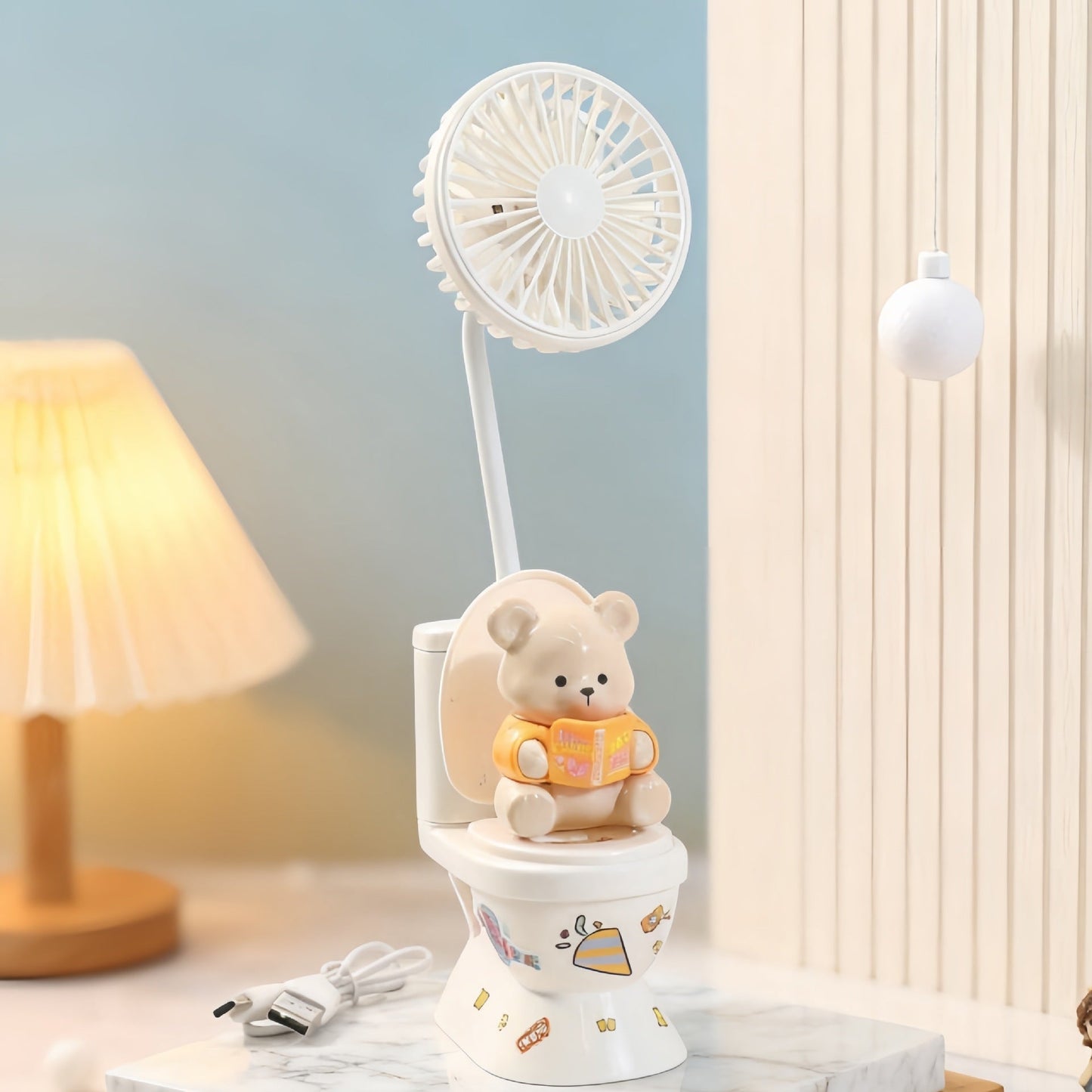 Frauen Tragbarer Mini Ventilator mit glänzendem Design Brehn