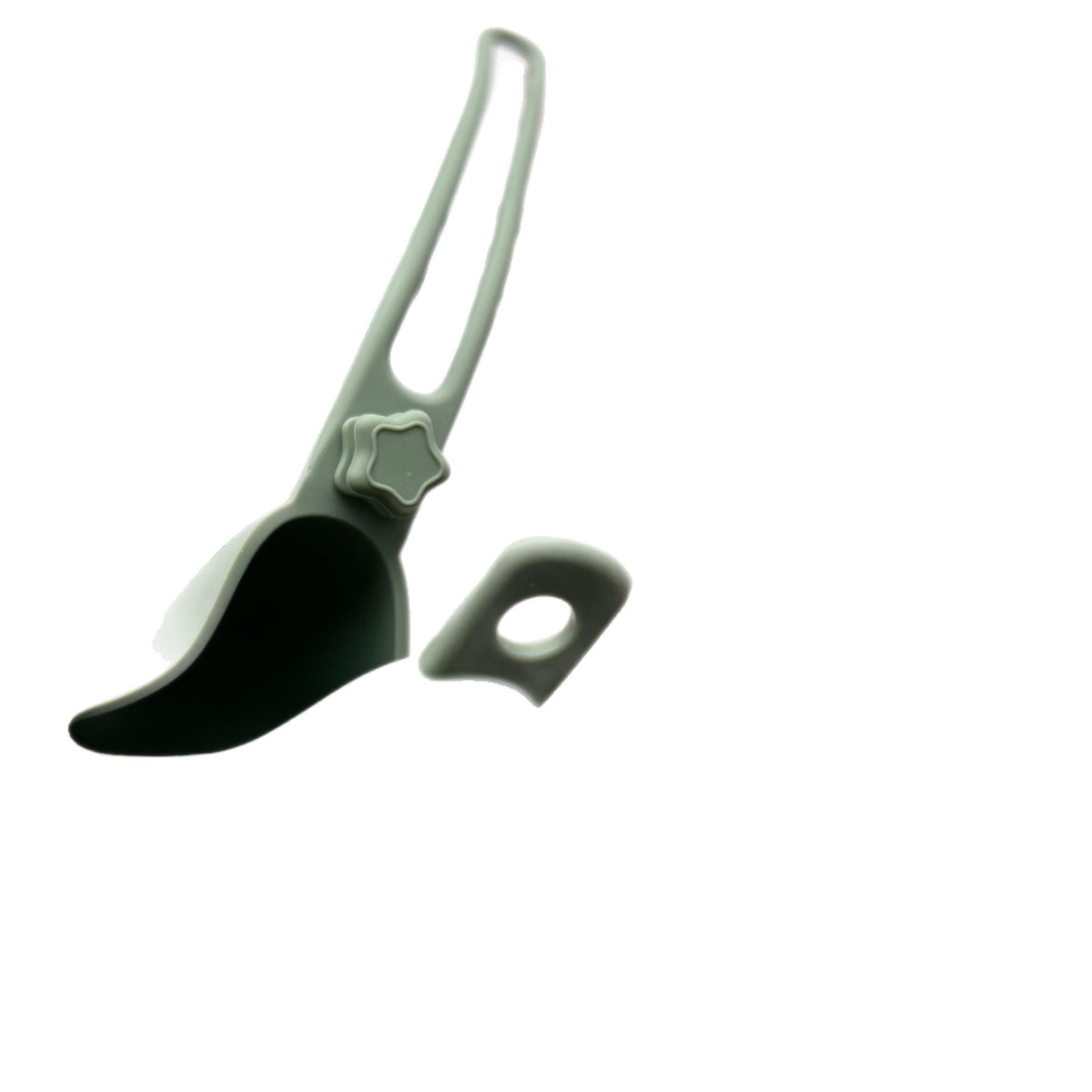 Weicher Silikon-Mini-Beutel Schlüsselanhänger in Sternform mit elastischer Schlaufe