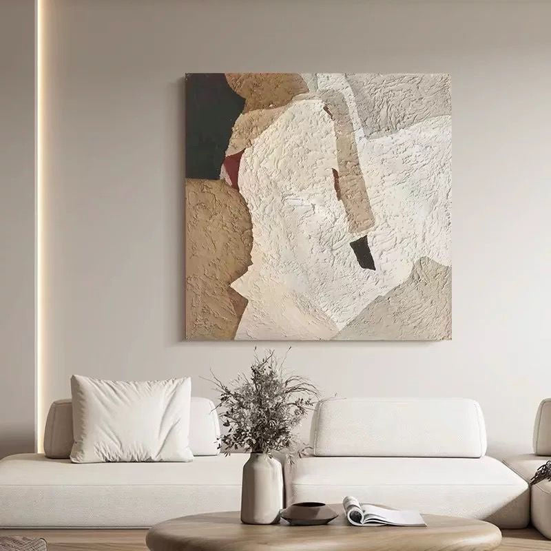 Texturiertes abstraktes Wand-Leinwandkunst