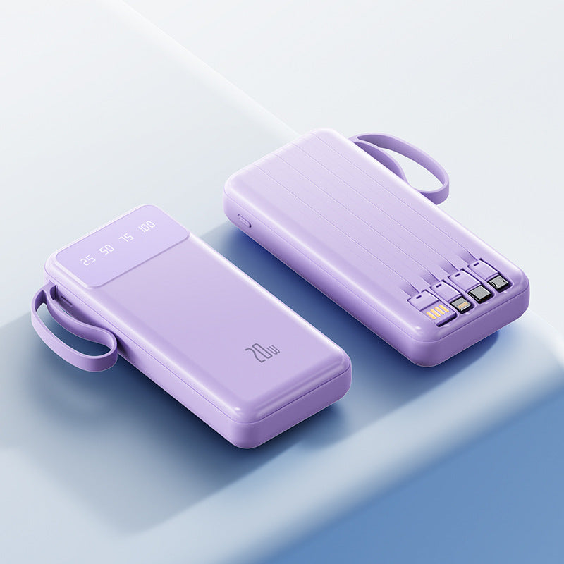 Tragbare Schnelllade-Powerbank mit LED-Anzeige Brehn