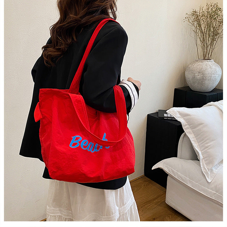 Geräumige Canvas-Shopper-Tasche Brehn