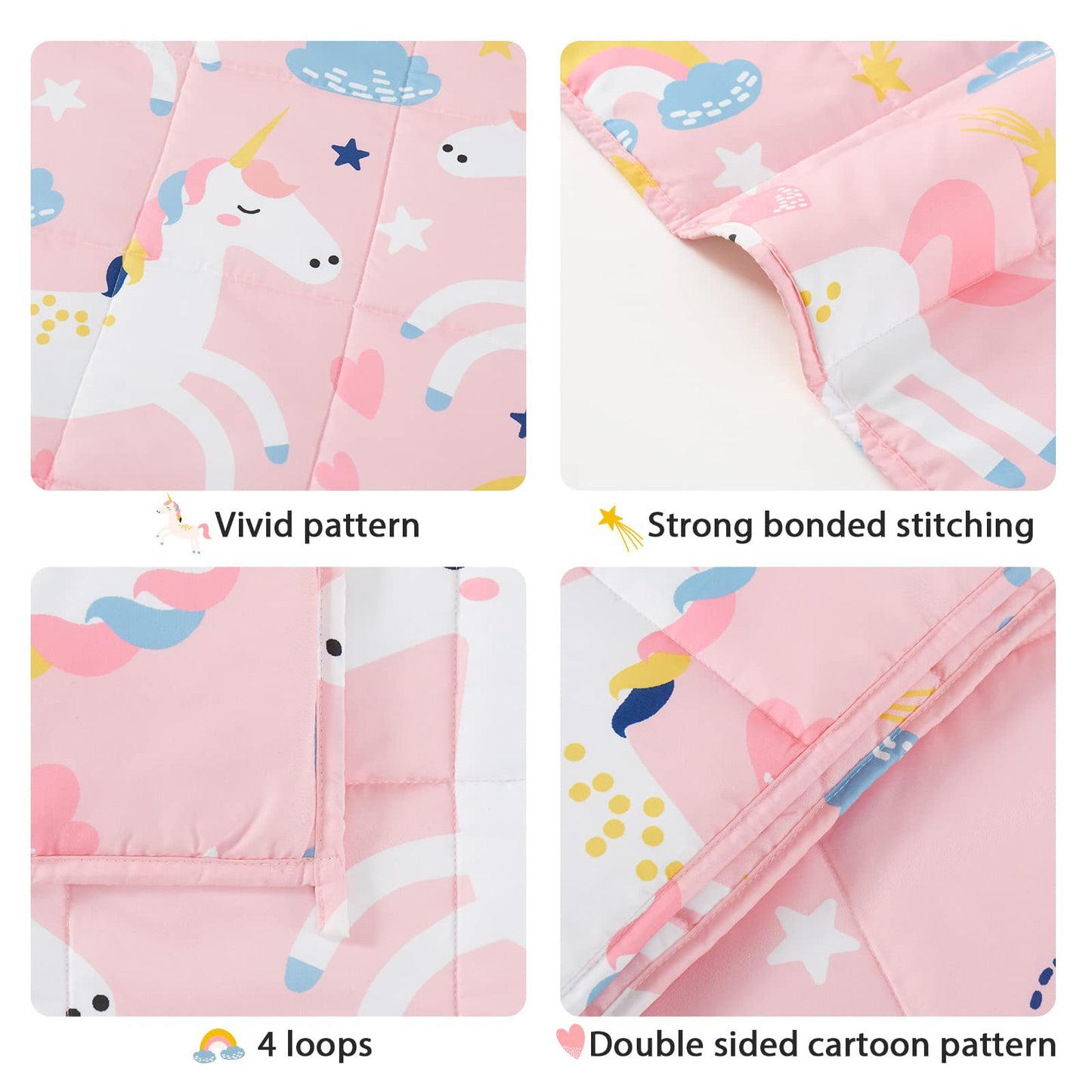 Kindliche Decke mit buntem Dinosaurier-Motiv Brehn