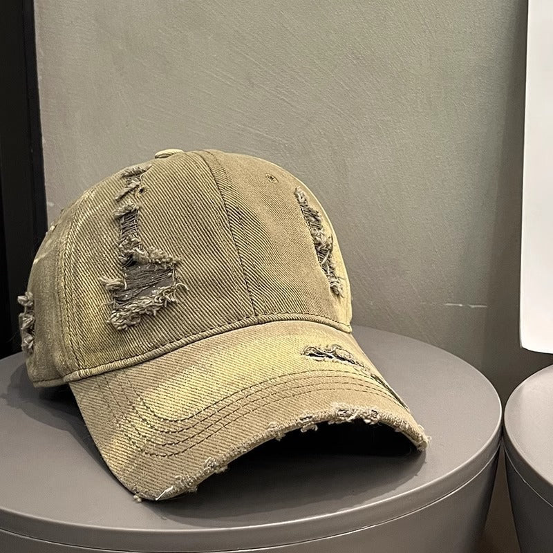 Herren distressed Denim Cap Brehn 1784188541