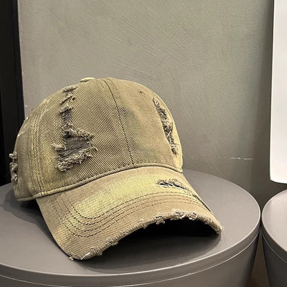 Herren distressed Denim Cap Brehn 1784188541