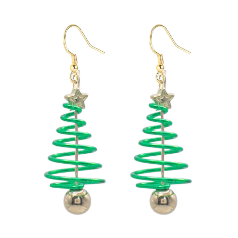 Verspielte Weihnachtsbaum Ohrringe Brehn