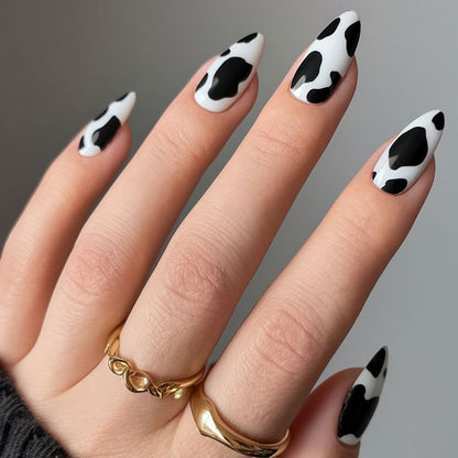 Trendy Kuhfell Druck Aufklebenägel