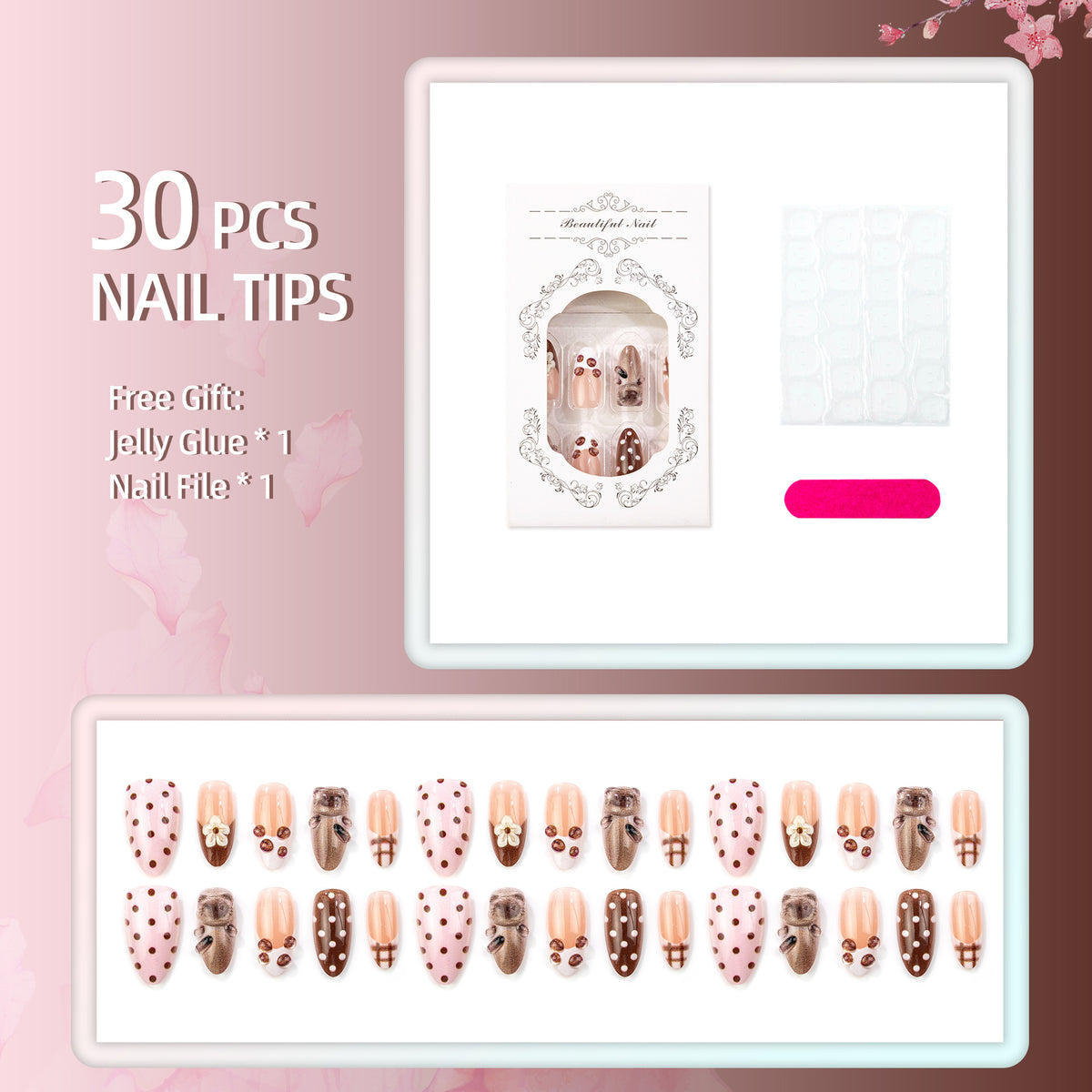 Künstlerisches Nagelset