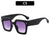 Bold Übergroße Quadratische Sonnenbrille