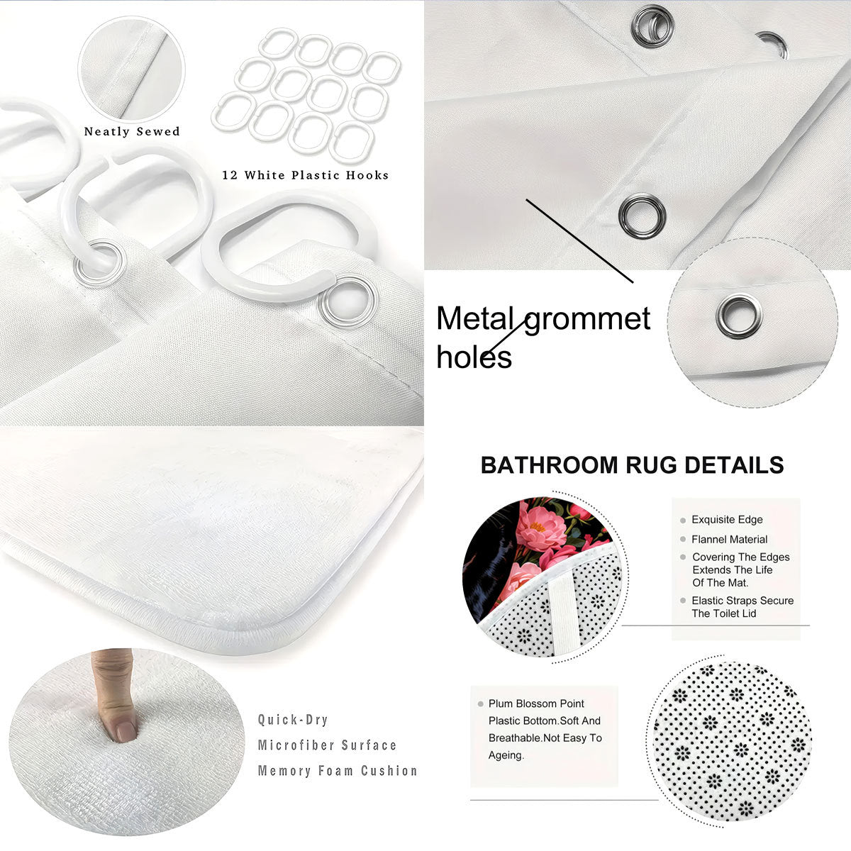 Herbstblätter digitales Badezimmer-Set Brehn