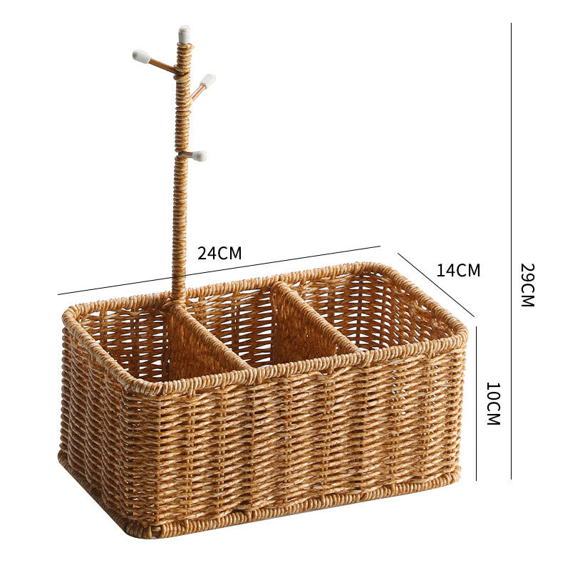 Unisex Vielseitiger Aufbewahrungskorb mit Haken Brehn