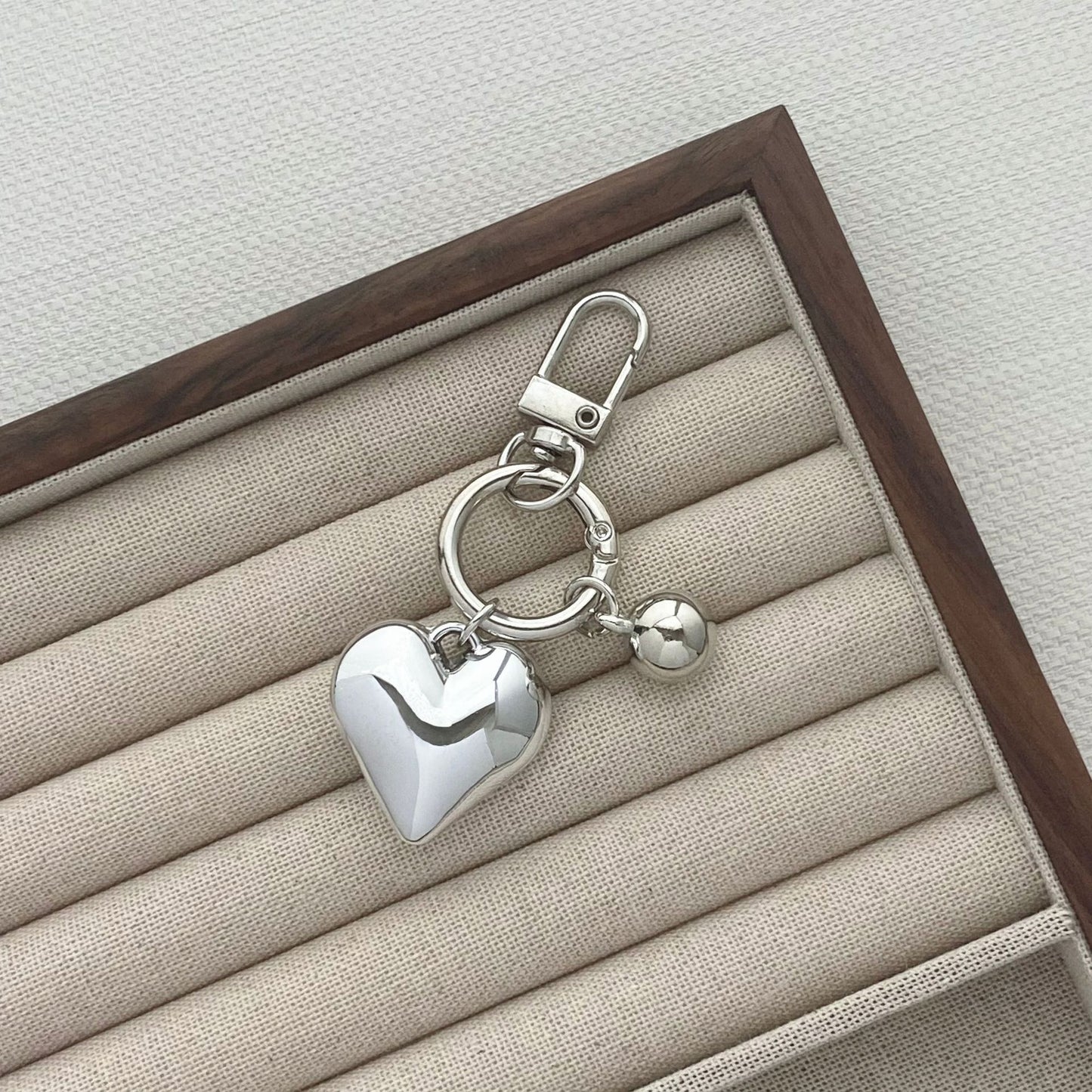 Chic Heart Charm Schlüsselanhänger Brehn