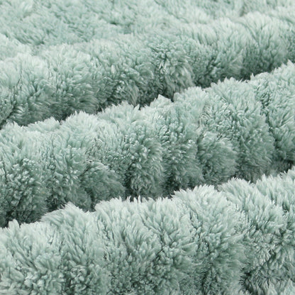 Damen gemusterte Kuscheldecke aus weichem Bouclé Brehn