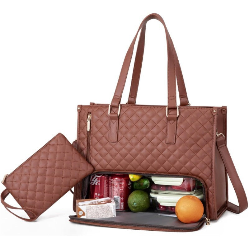 Isolierte Mehrfächertasche für das Mittagessen