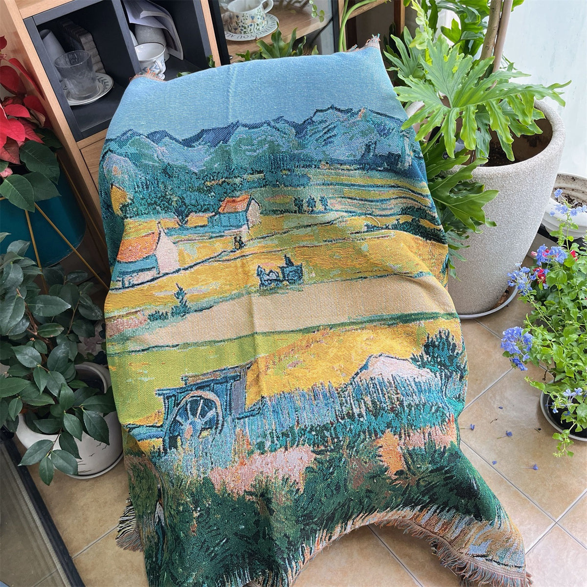 Künstlerisches Wandteppich-Wurfdecke