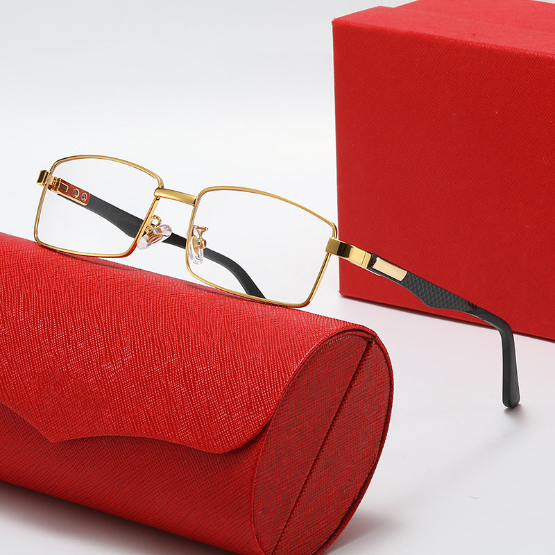 Damen modische Halbrahmenbrille mit eleganten Details Brehn
