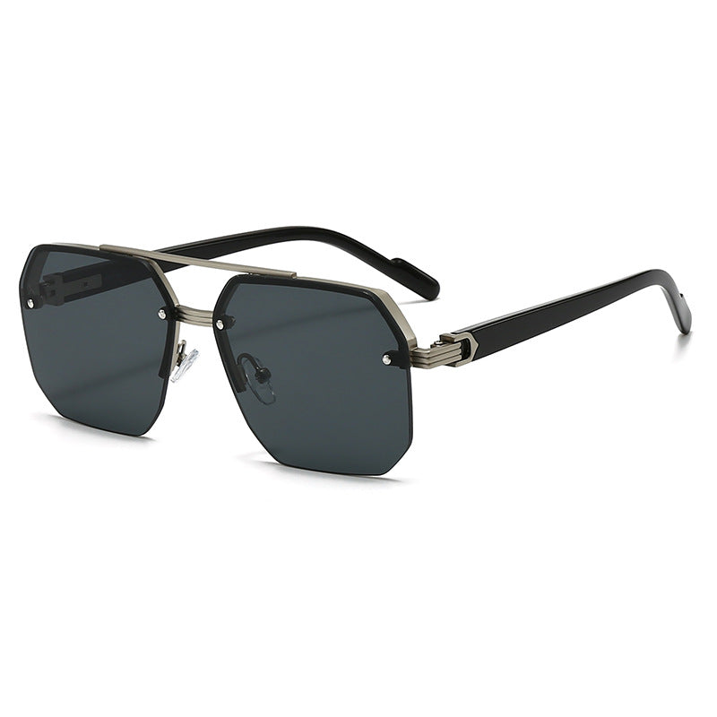 Damen modische Sonnenbrille im trendigen Sechseck-Design Brehn