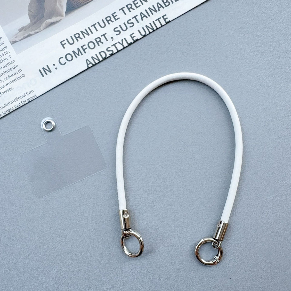 Premium langlebiger Schlüsselband mit Metallclips Brehn