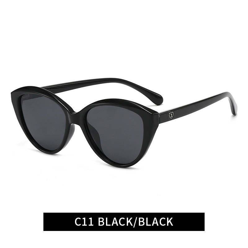 Damen Cat-Eye Sonnenbrille mit modischem und robustem Rahmen Brehn