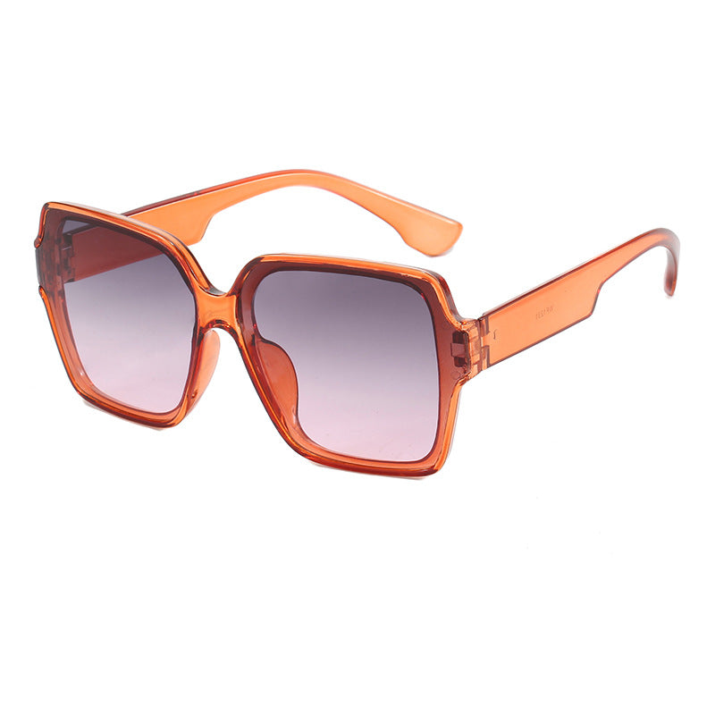 Damen quadratische Sonnenbrille mit einzigartigem, stilvollem Rahmen Brehn
