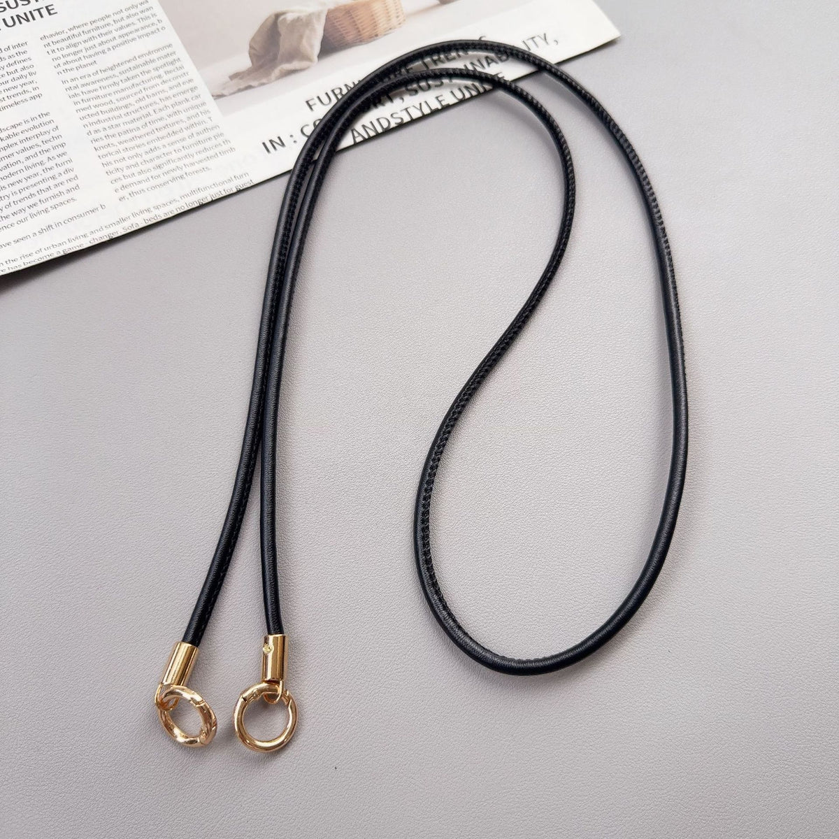Premium Kunstleder Schlüsselband Brehn