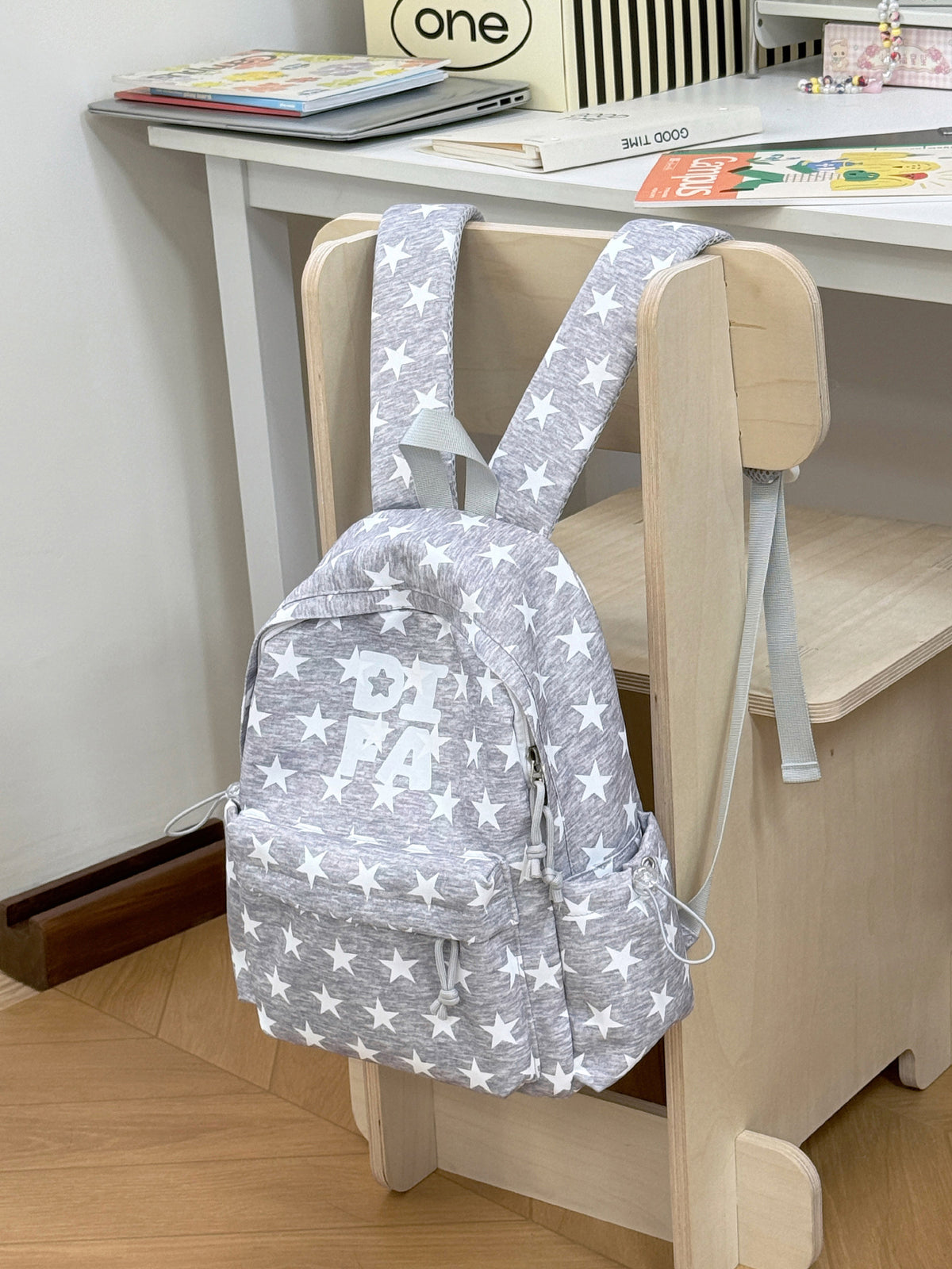 Stylische Sternen-Print Schulrucksack Brehn