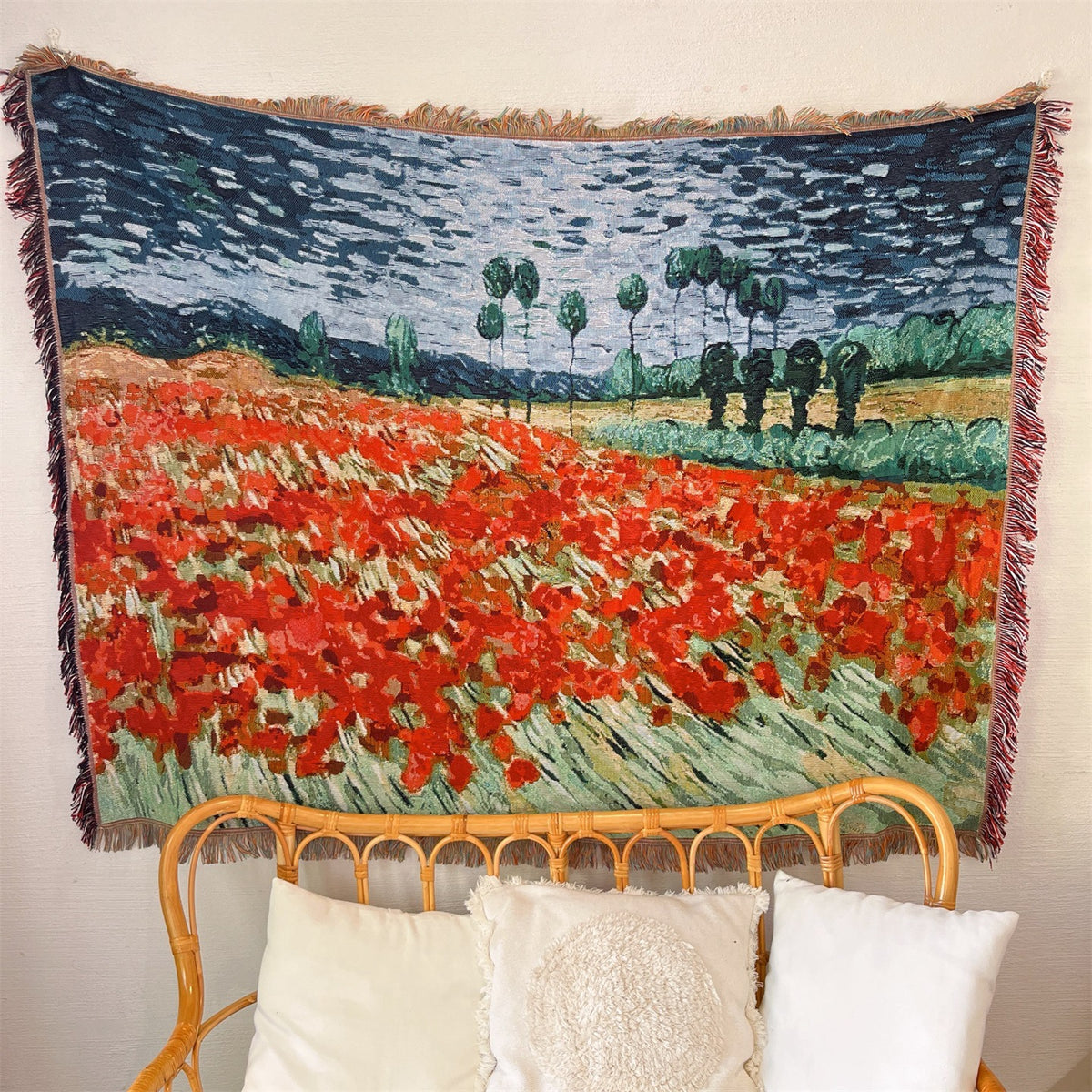 Künstlerische Wandteppichdecke