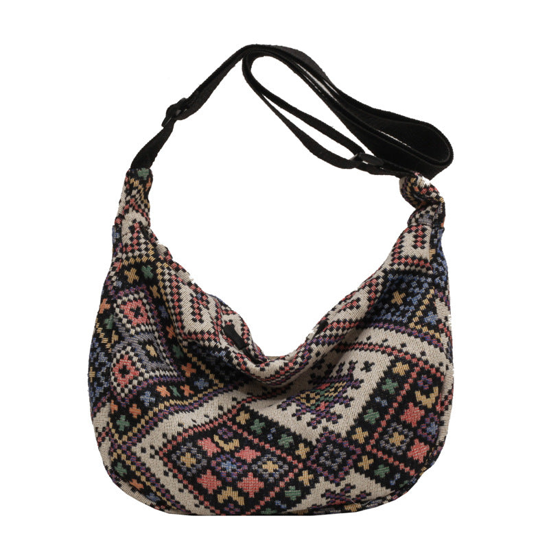 Ethnisch gemustertes Sling Bag