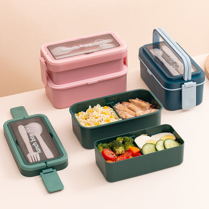 Stapelfähige Mehrfach-Lunchbox mit luftdichtem Verschluss