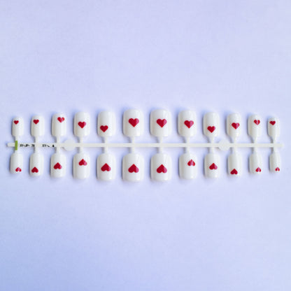 Herz Akzente Nagelkunst