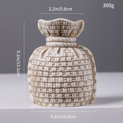 Geflochtene Textur Keramikvase Brehn